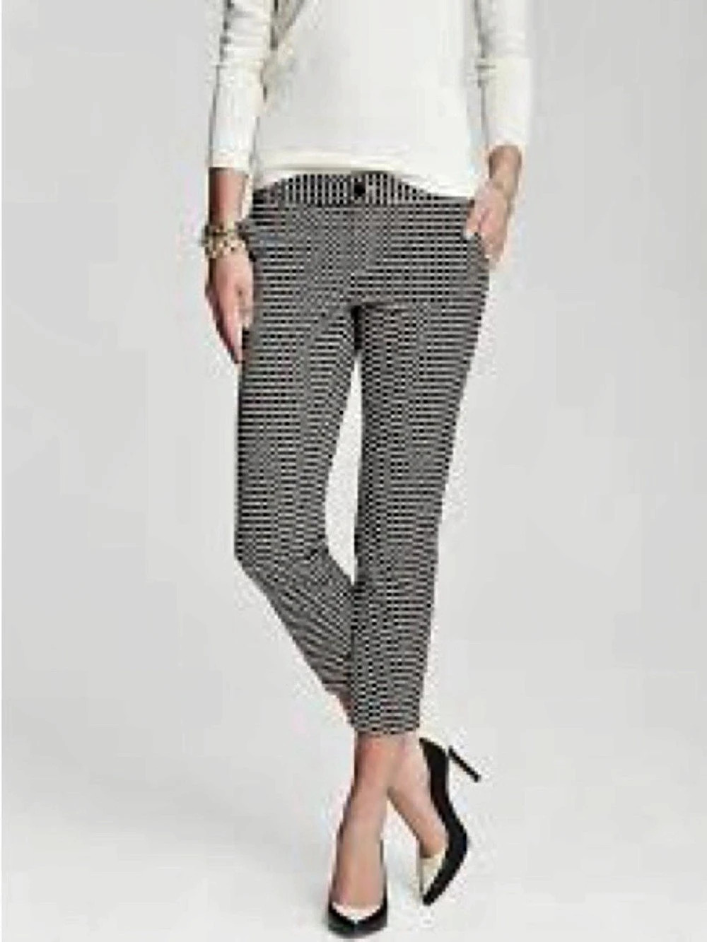 Banana Republic Hampton fit Geo print crop Ankle Pant